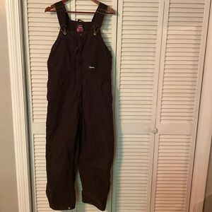 BERNE women’s insulated overalls brown size L short